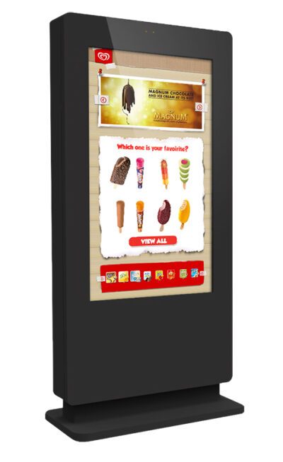 55" FREESTANDING PCAP OUTDOOR TOUCH SCREEN POSTER