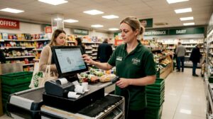 Retail checkout manager using POS terminal