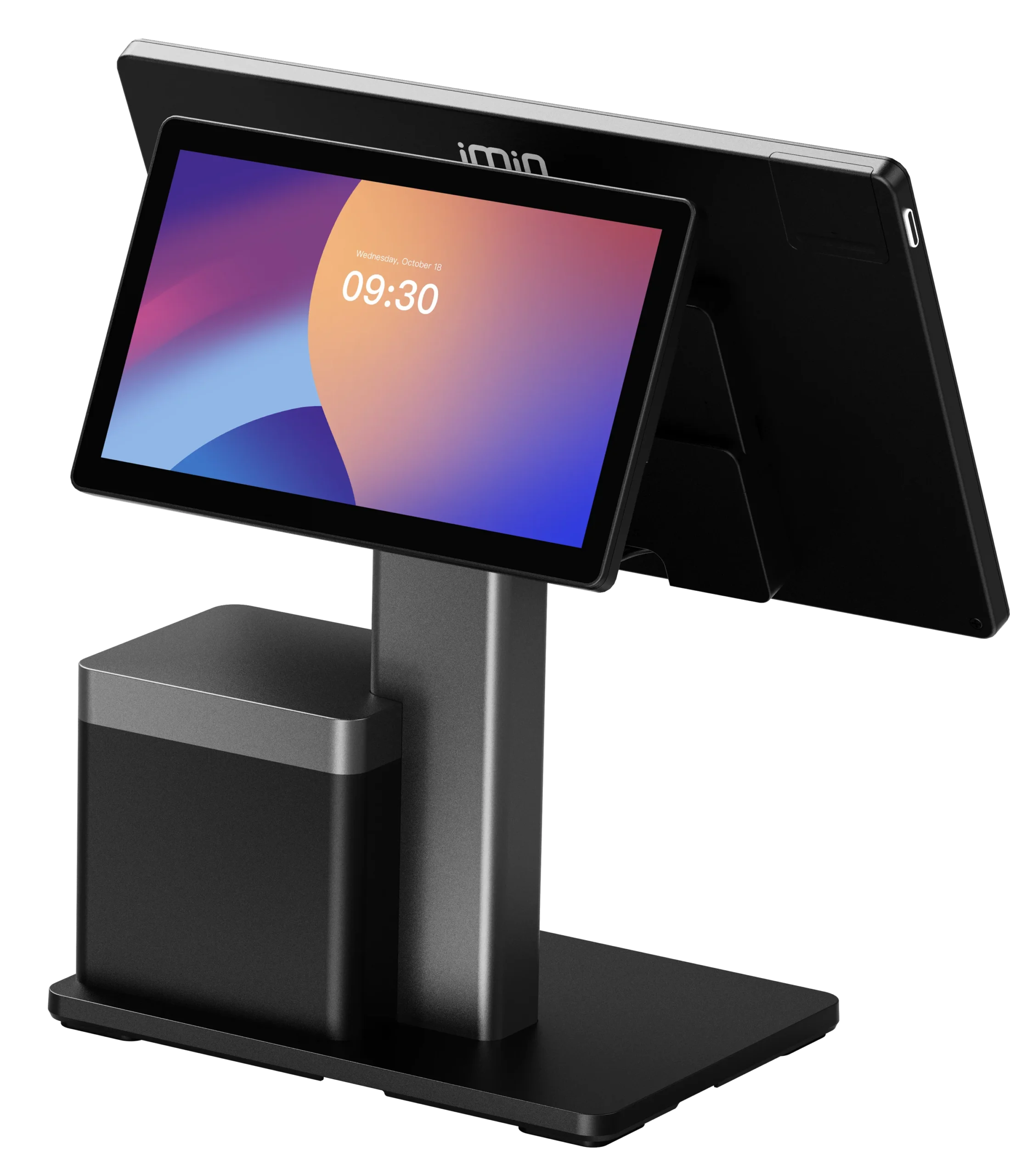 IMIN SWAN 2 PRO (PRINTER) ANDROID 15 8-CORE, 2.0GHZ CORE BOARD 15.6"FHD+15.6"FHD WIFI6 BT NFC 80MM PRINTER GMS 4GB+64GB BLACK - Image 2