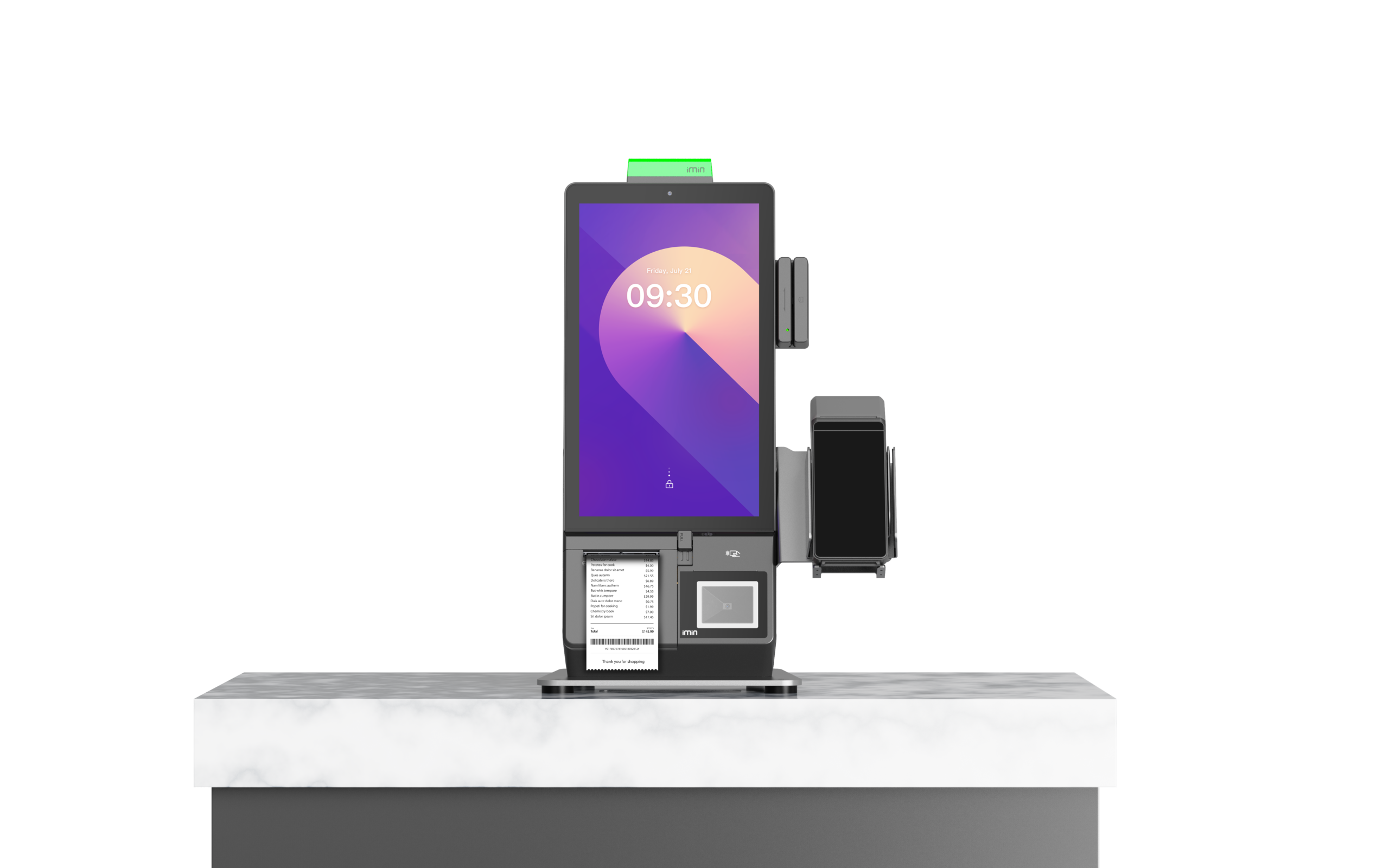 IMIN HERON 1 MINI ANDROID 15 8-CORE, 2.0GHZ 15.6" WIFI 6 BT NFC 80MM PRINTER SINGLE CAMERA STANDARD SCANNER GMS BLACK 4GB+64GB - Image 6