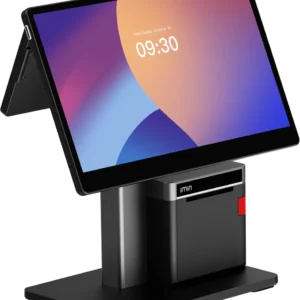 IMIN  SWAN 2 (PRINTER)  ANDROID 13  8-CORE, 2.0GHZ  15.6"FHD+15.6"FHD  WIFI6  BT  NFC  80MM PRINTER  4GB+64GB  BLACK