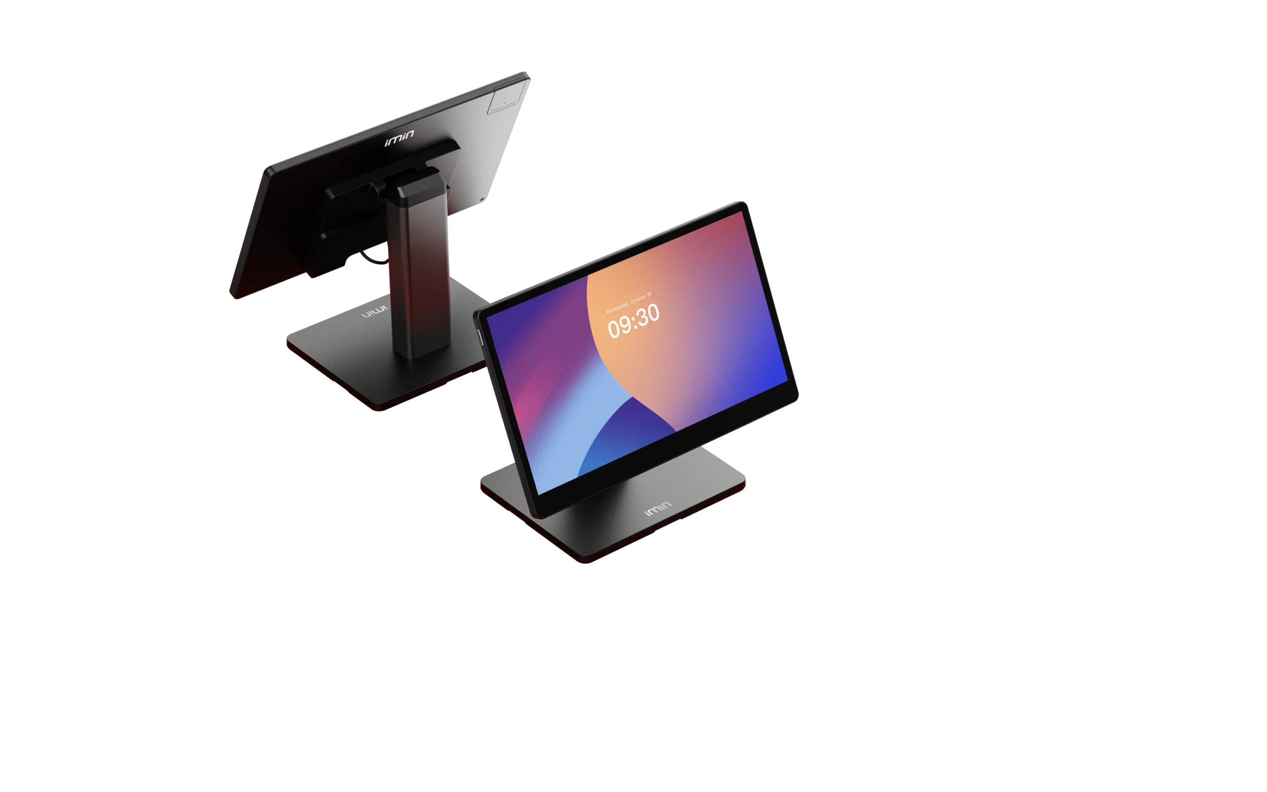 IMIN SWAN 2 PRO ANDROID 15 8-CORE, 2.0GHZ 15.6"FHD+10.1"HD WIFI6 BT NFC 8GB+128GB BLACK - Image 4