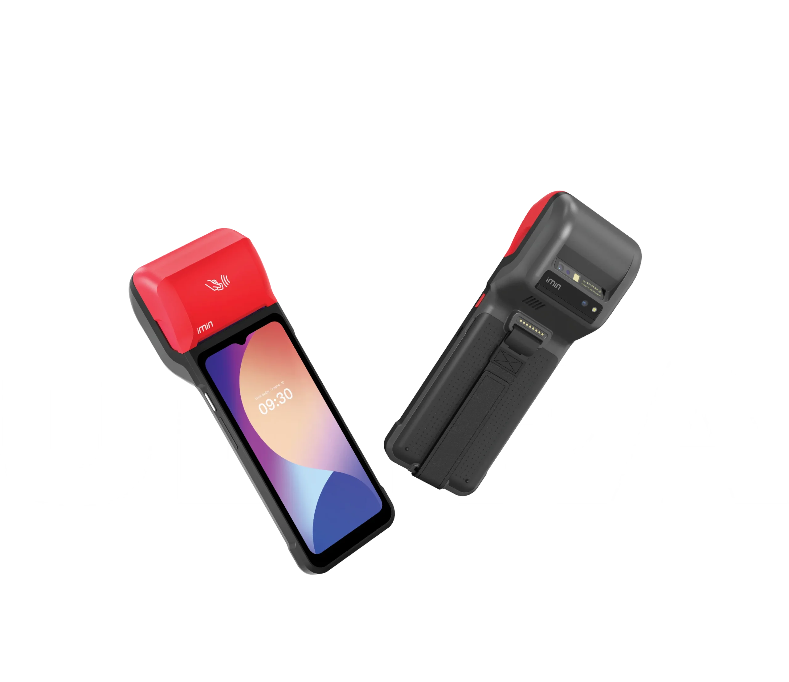 IMIN SWIFT 2 ULTRA ANDROID 13 8-CORE, 2.2GHZ 6.5" 7.7V 3350MAH BATTERY 5MP REAR CAMERA LTE WIFI BT GNSS 58MM PRINTER 4GB+64GB RED NFC FINGERPRINT ZEBRA SCANNER HAND STRAP GMS - Image 6