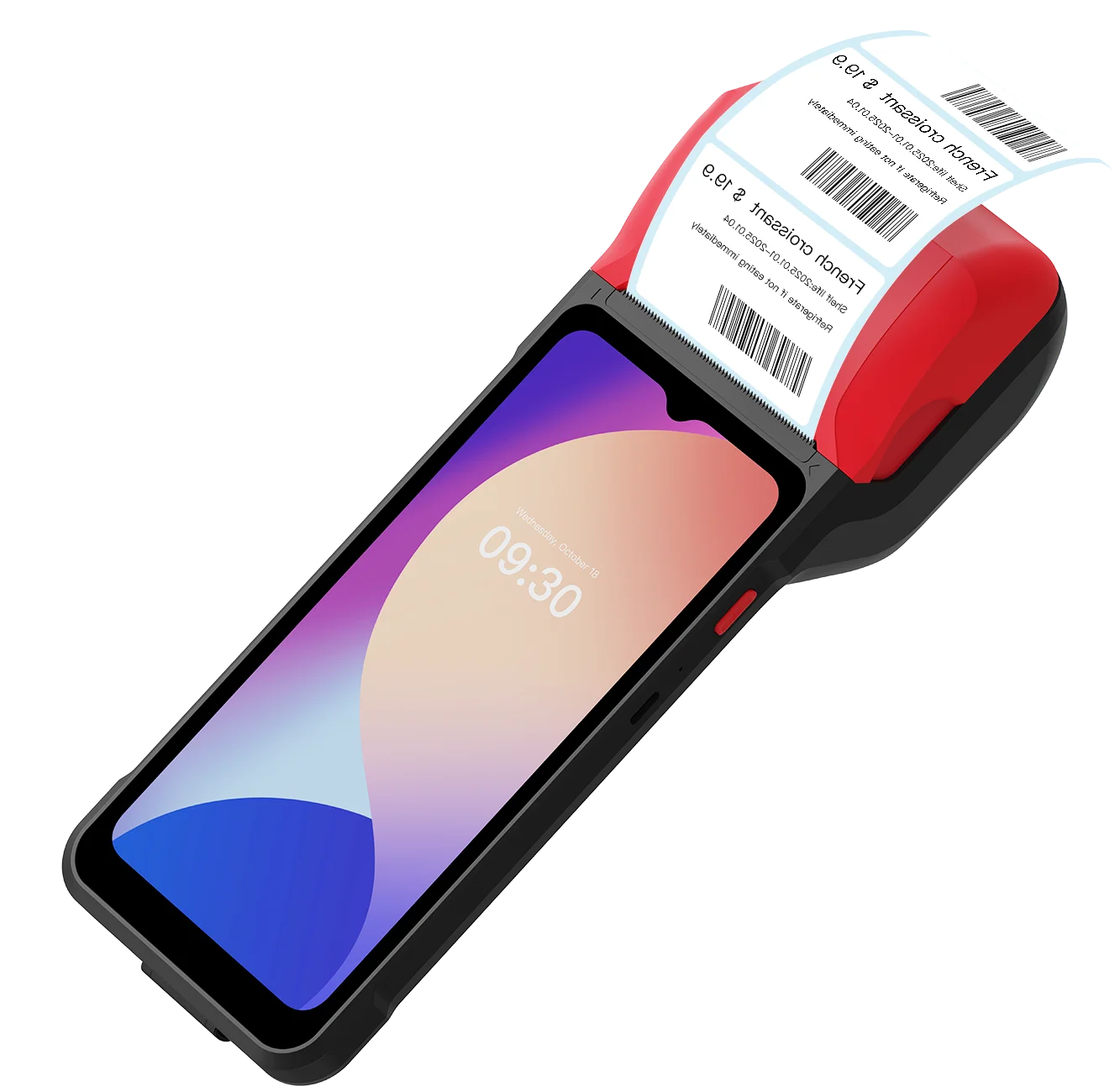 IMIN SWIFT 2 ULTRA ANDROID 13 8-CORE, 2.2GHZ 6.5" 7.7V 3350MAH BATTERY 5MP REAR CAMERA LTE WIFI BT GNSS 58MM PRINTER 4GB+64GB RED NFC FINGERPRINT ZEBRA SCANNER HAND STRAP GMS