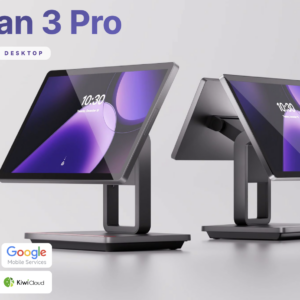 IMIN SWAN 3 PRO ANDROID 15 8-CORE, 2.6GHZ 15.6"+10.1" WIFI 6E BT NFC GMS GREY 8GB+128GB